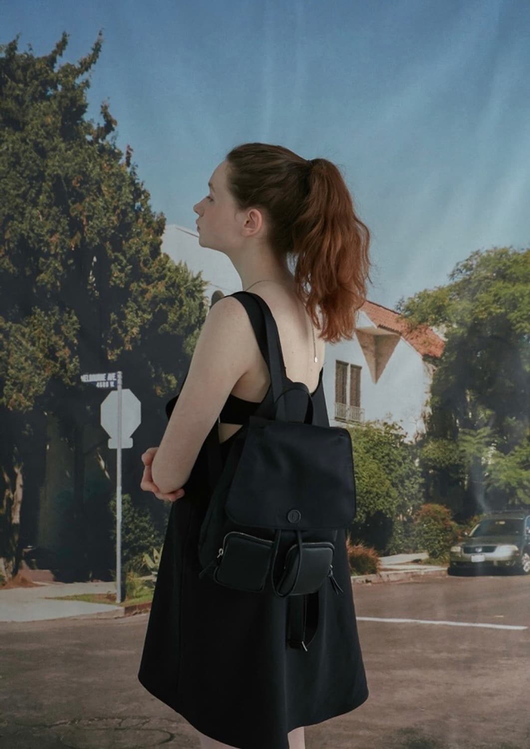 미닛뮤트 클로 백팩 블랙 컬러 판매 합니다 상품이미지1