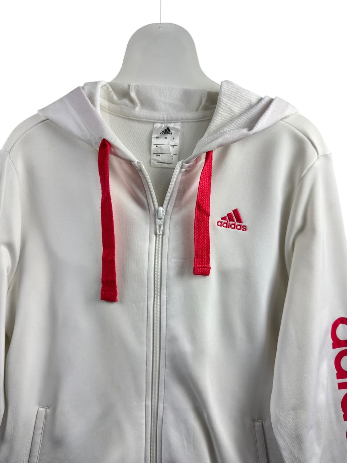 아디다스 화이트핑크 후드플락1584 상품이미지4