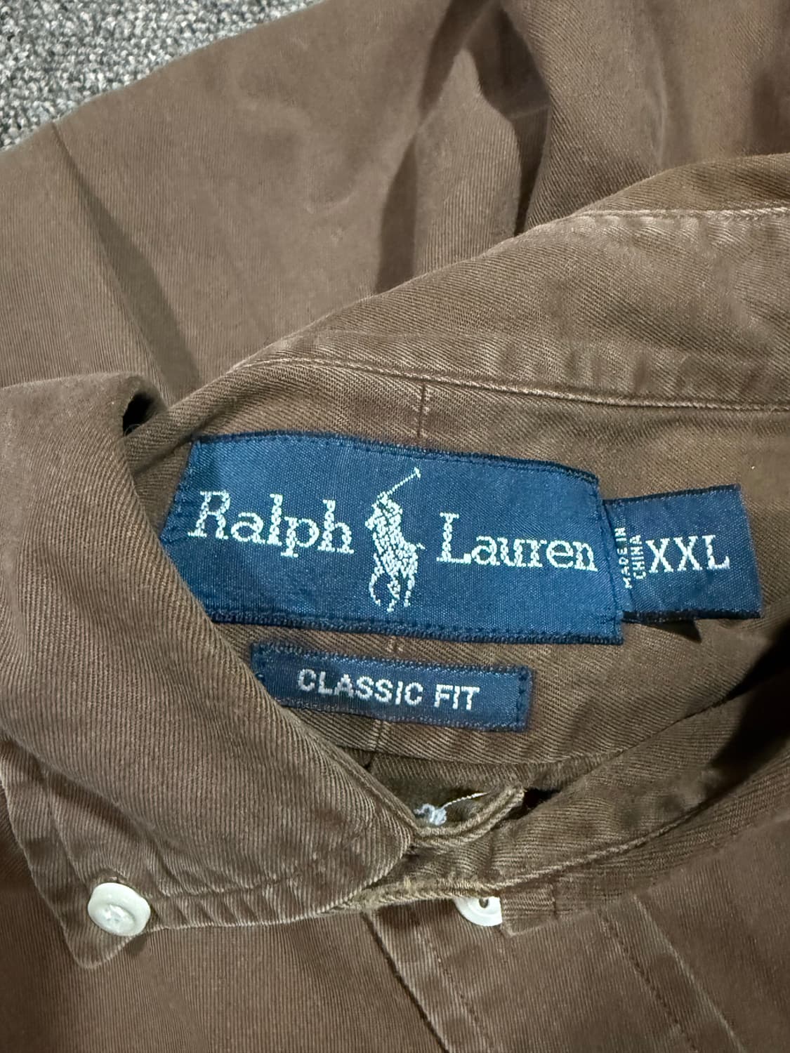 Polo by Ralph Lauren 폴로 랄프로렌 브라운 셔츠 상품이미지3