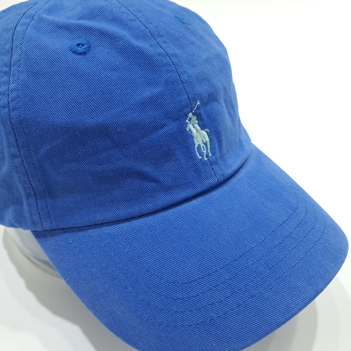 CN872 폴로 랄프로렌 로얄블루 스카이블루 자수 볼캡 모자 상품이미지1