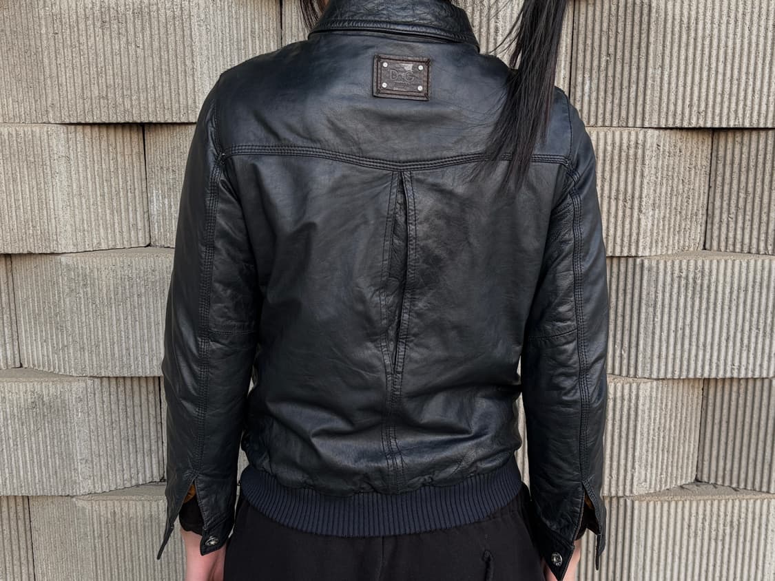 Dolce & gabbana junior leather bomber 상품이미지3