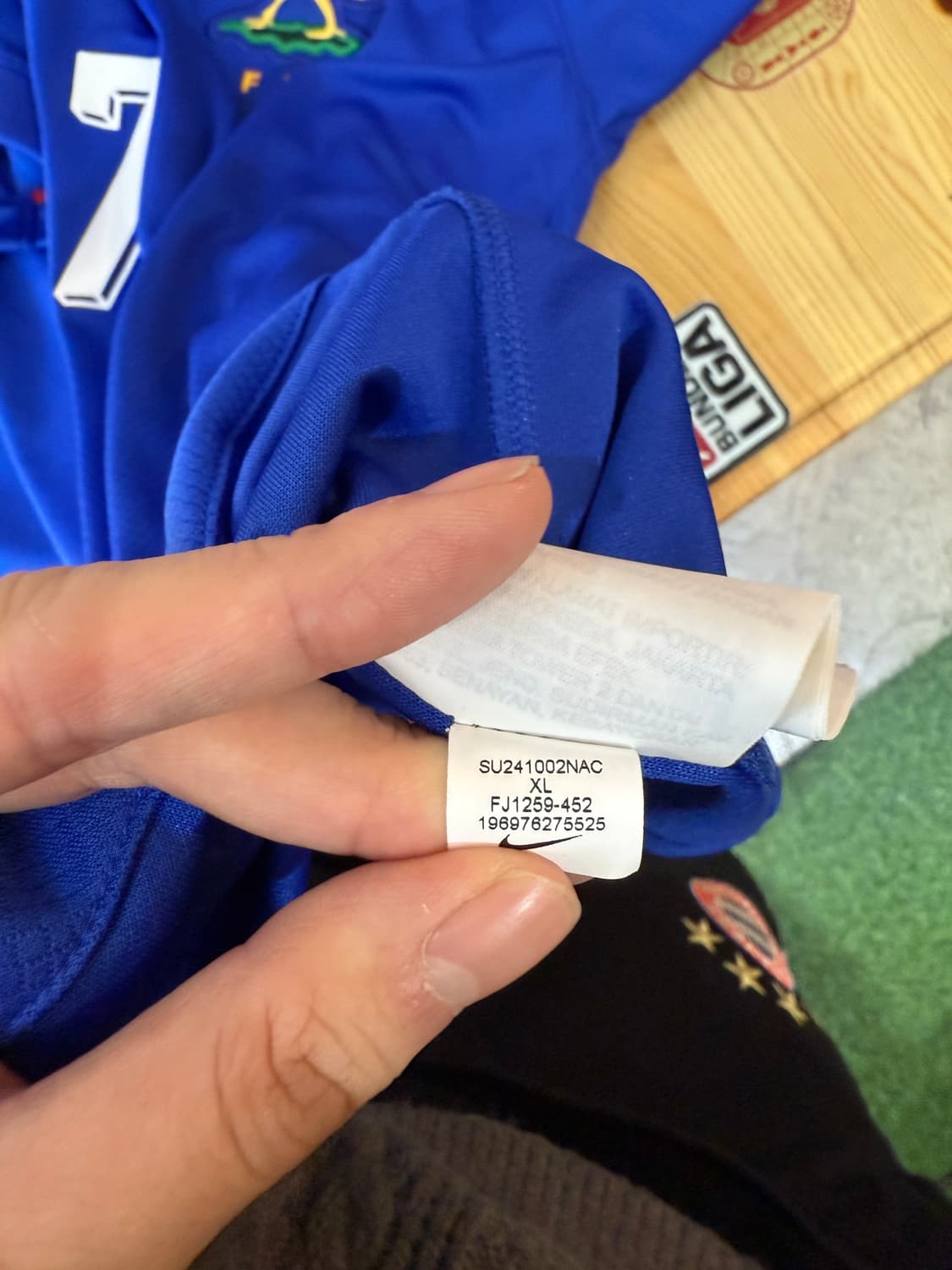 [해외XL]24-25 프랑스 국대 홈 그리즈만 유니폼 상품이미지3