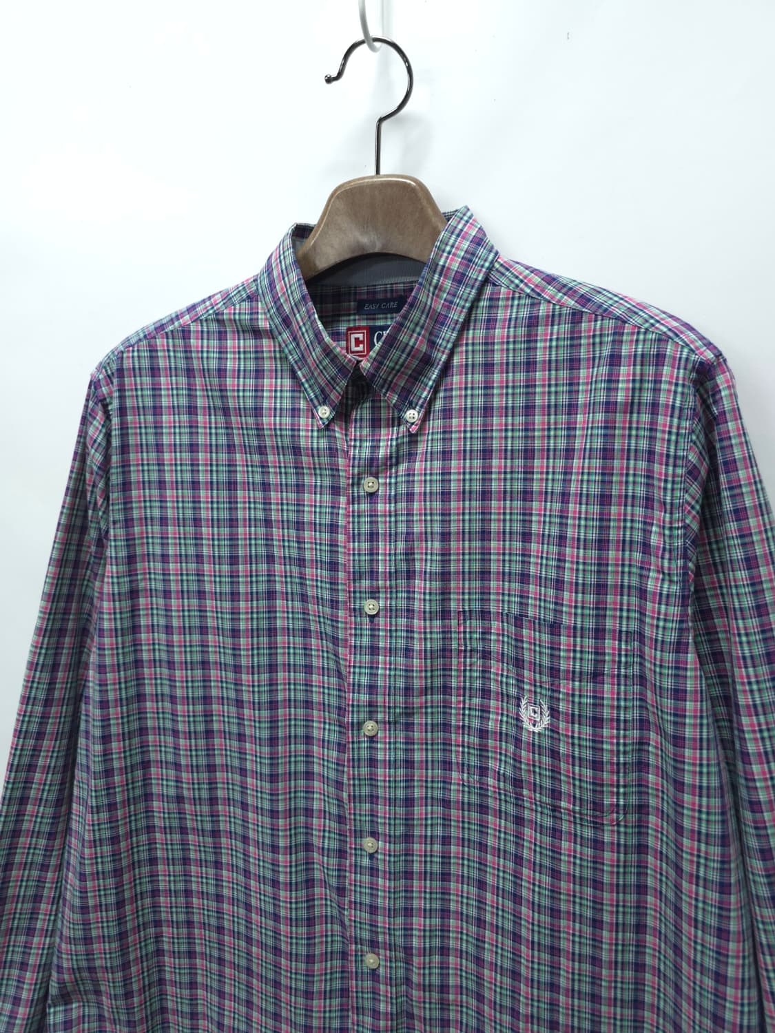 챕스 체크 패턴 버튼다운 빅셔츠(~110) 상품이미지3