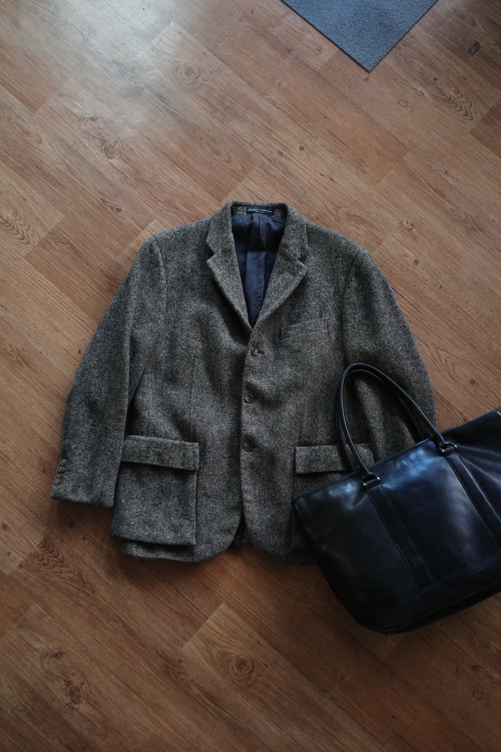 폴로 3버튼 트위드 스포츠 자켓 상품이미지1