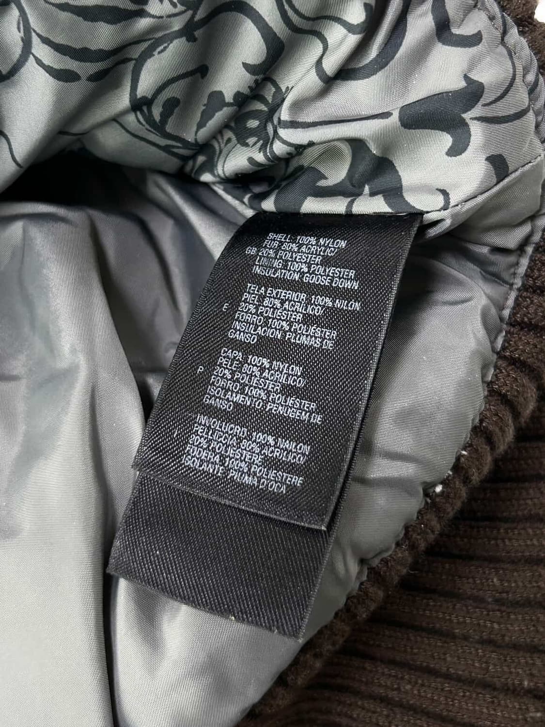 노스페이스 초코 브라운 구스다운 패딩조끼 상품이미지8