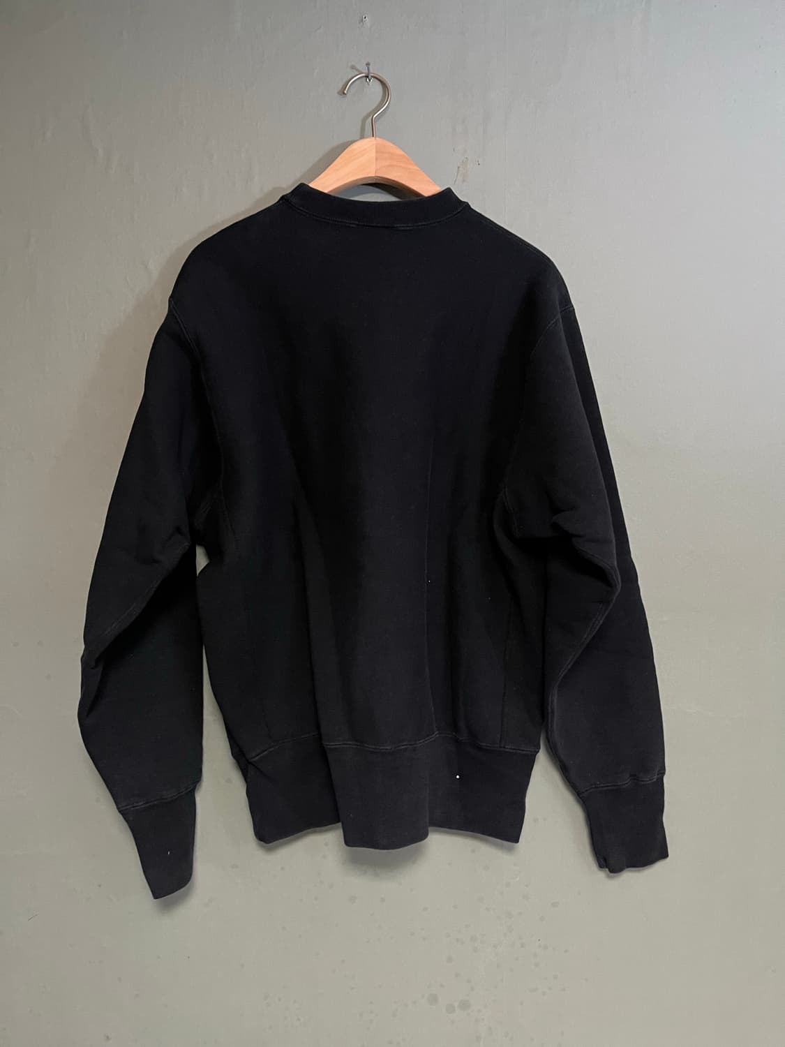 챔버 스웻셔츠 블랙 헤비온즈 M 상품이미지2