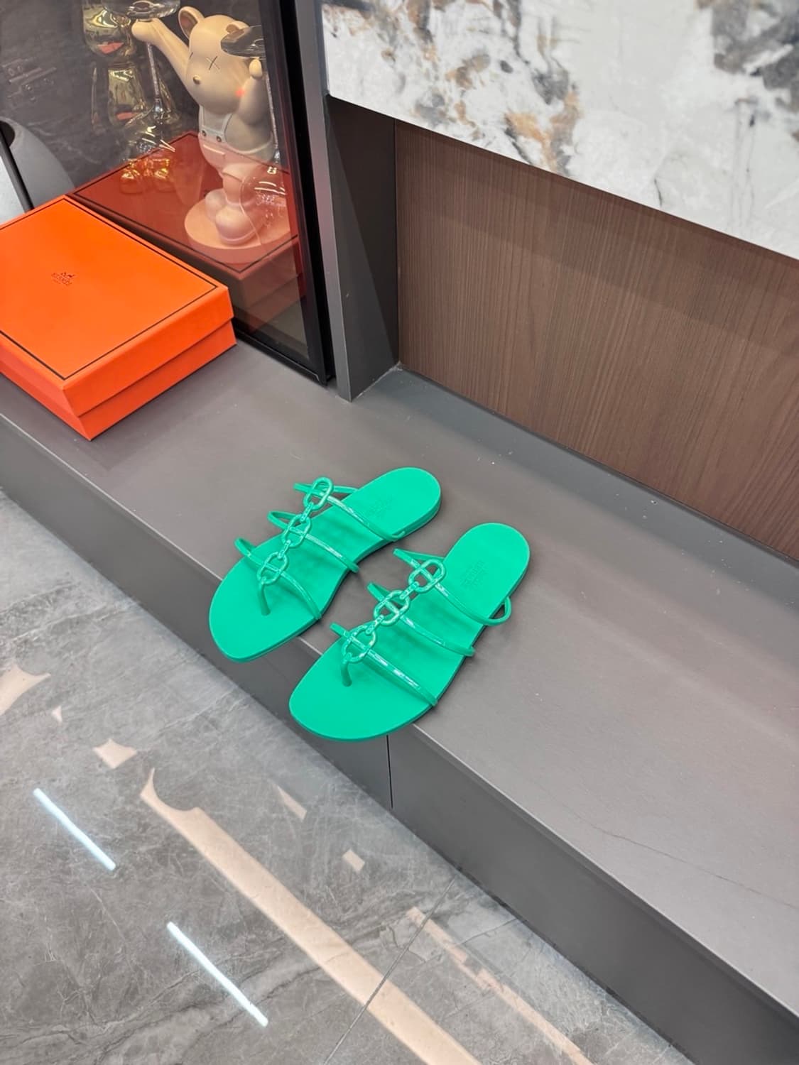 에르메스 미코노스 샌들 블랙 상품이미지4