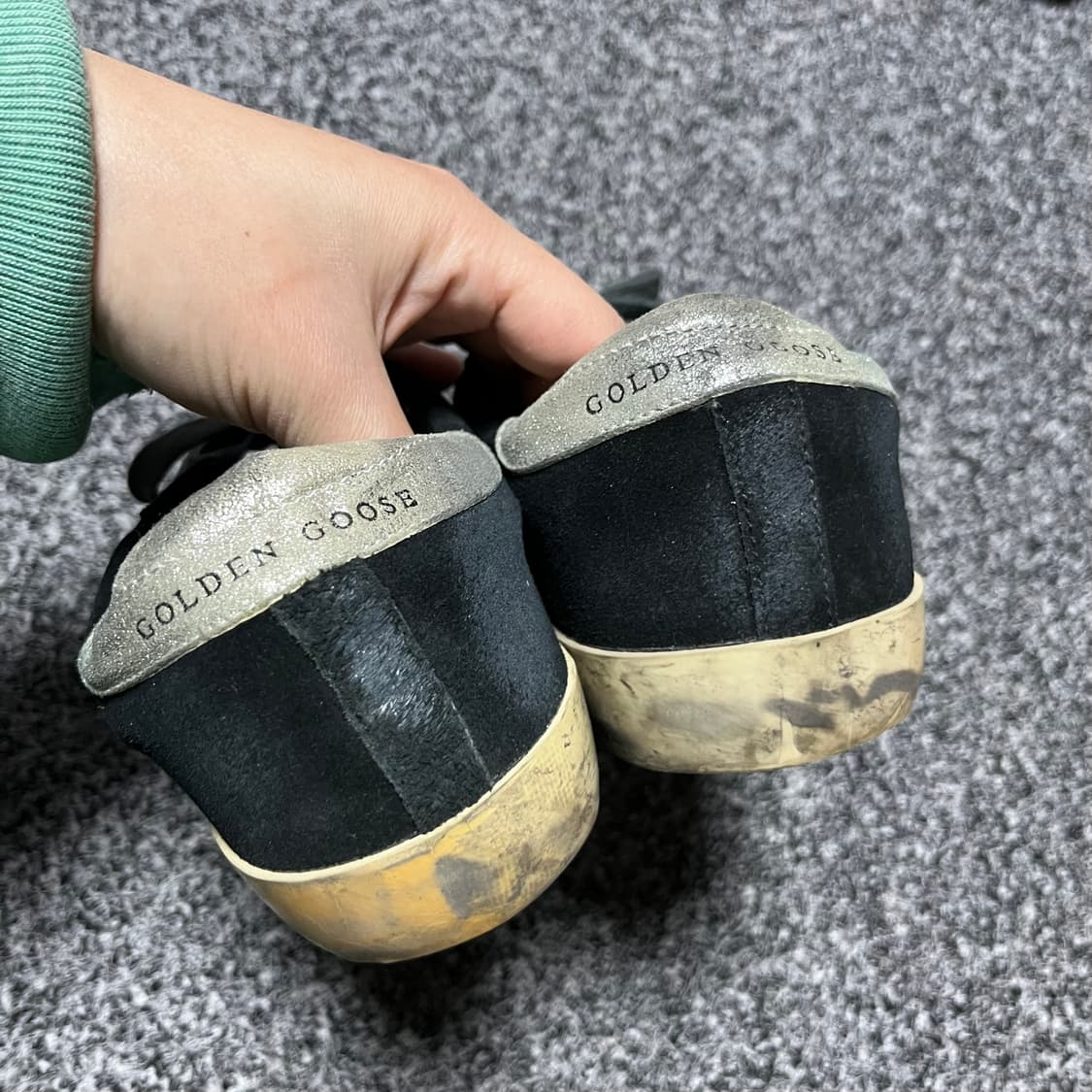 골든구스 슈퍼스타 블랙 스니커즈 38 상품이미지3