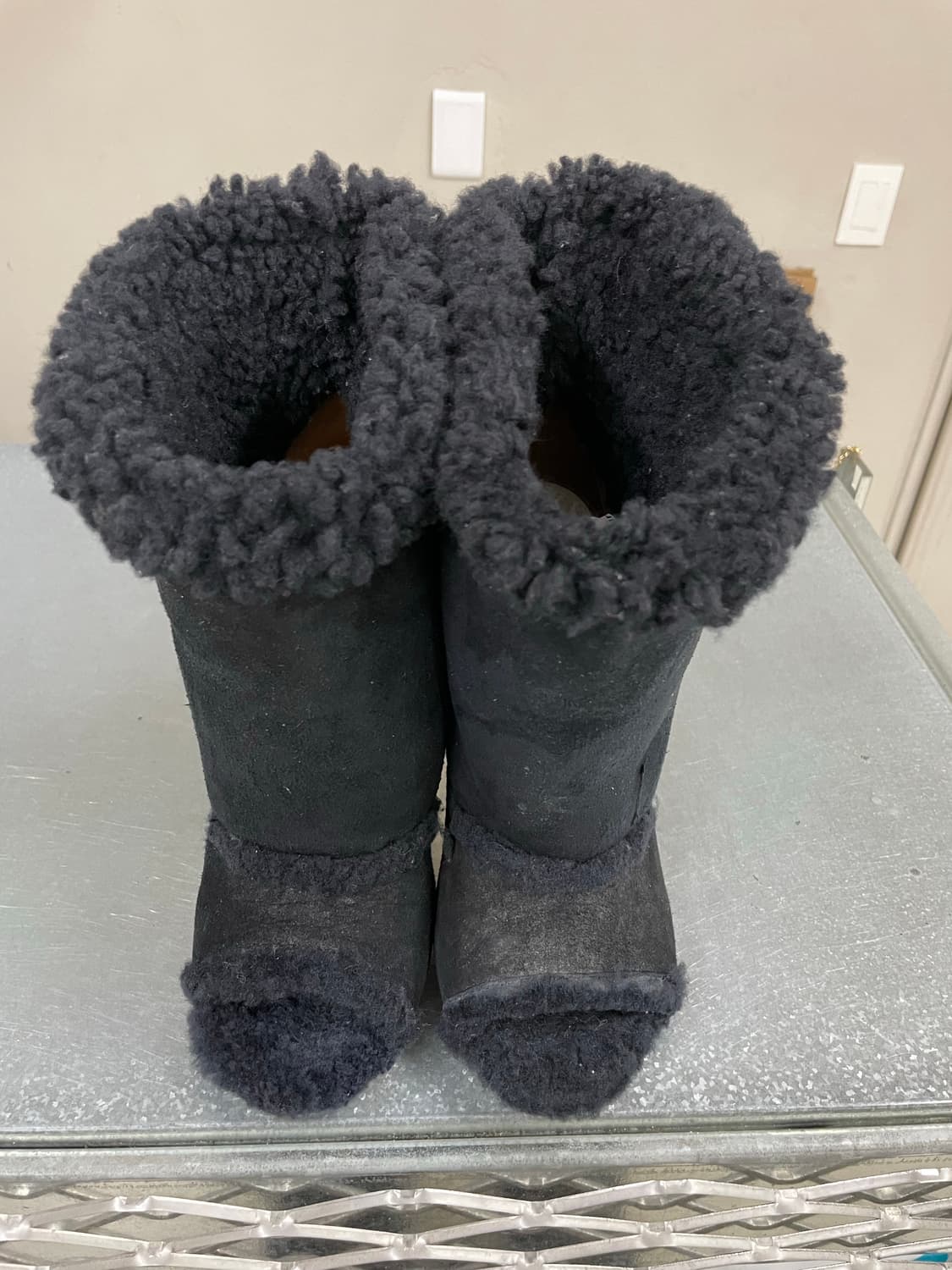 메종 마르지엘라 블랙 쉐어링 앵클 부츠 36 (gr-4713) 상품이미지5