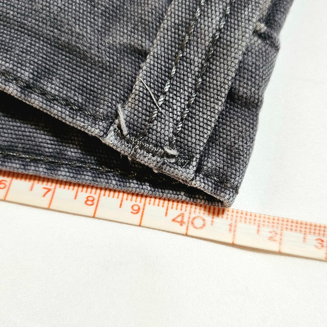 [32X36][칼하트]러기드 플렉스®릴렉스핏 캔버스 페이딩 워크팬츠 챠콜 상품이미지9