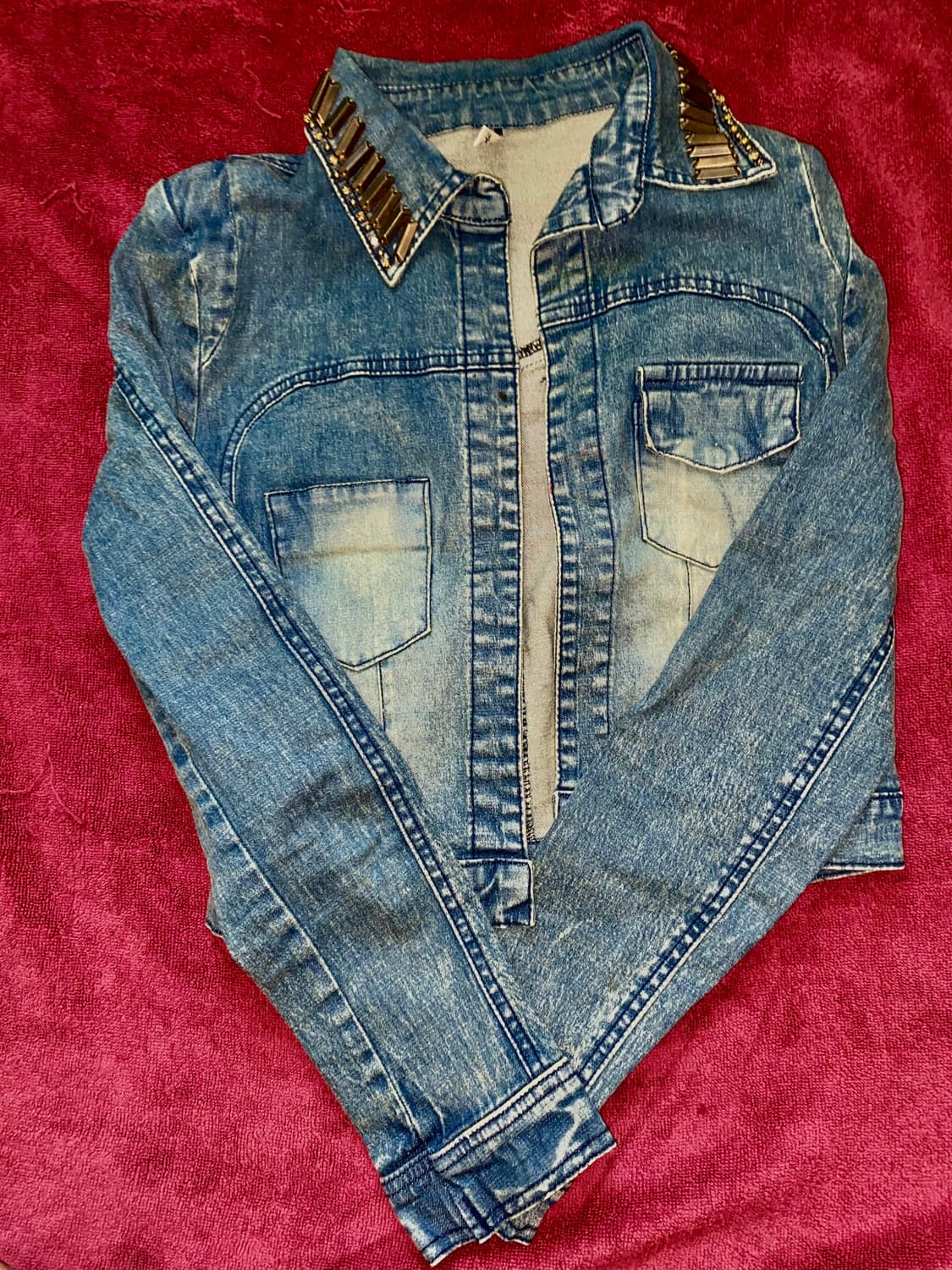 vintage denim jacket 상품이미지1