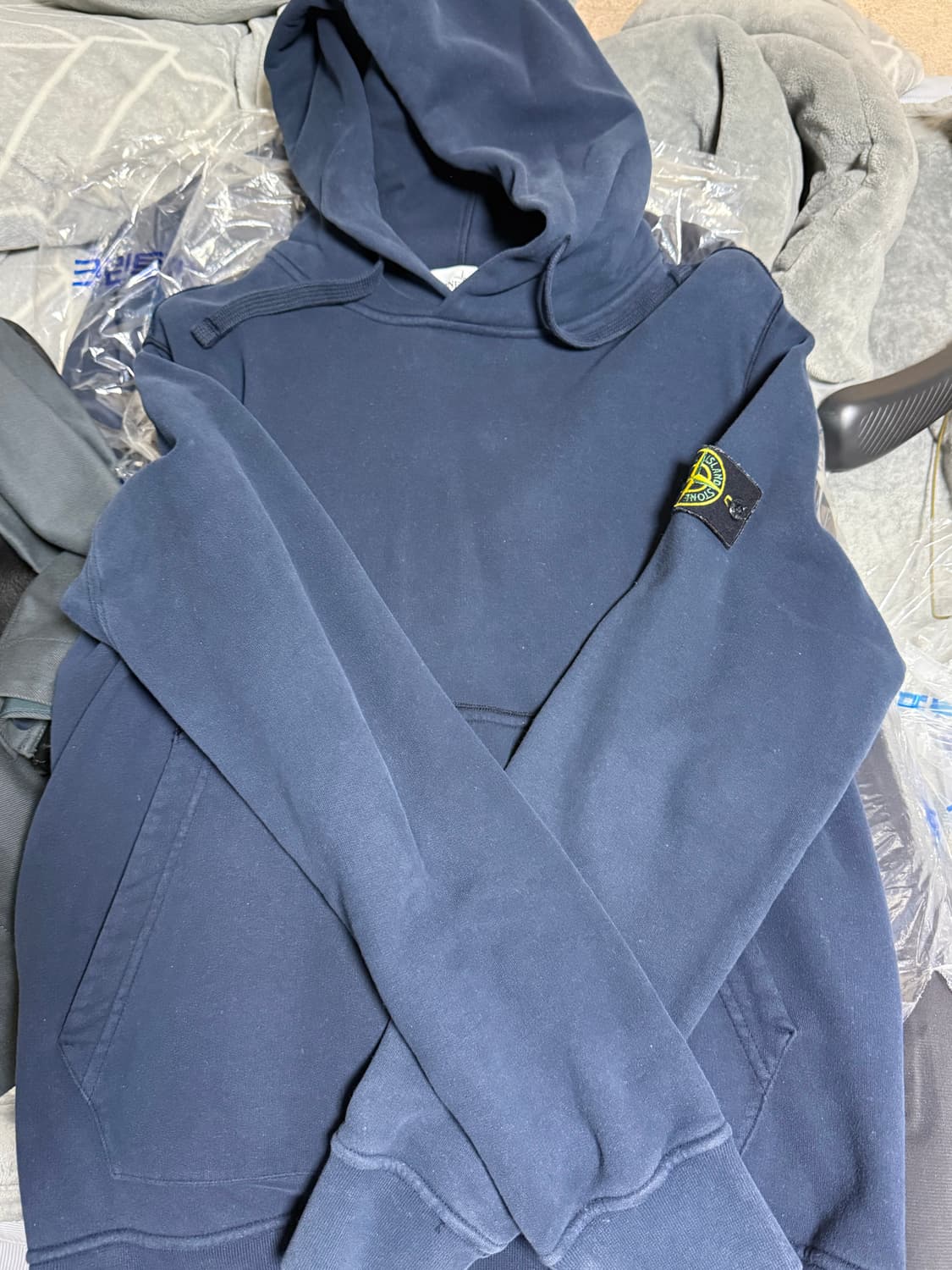 스톤아일랜드 플리스 후드 L 상품이미지1