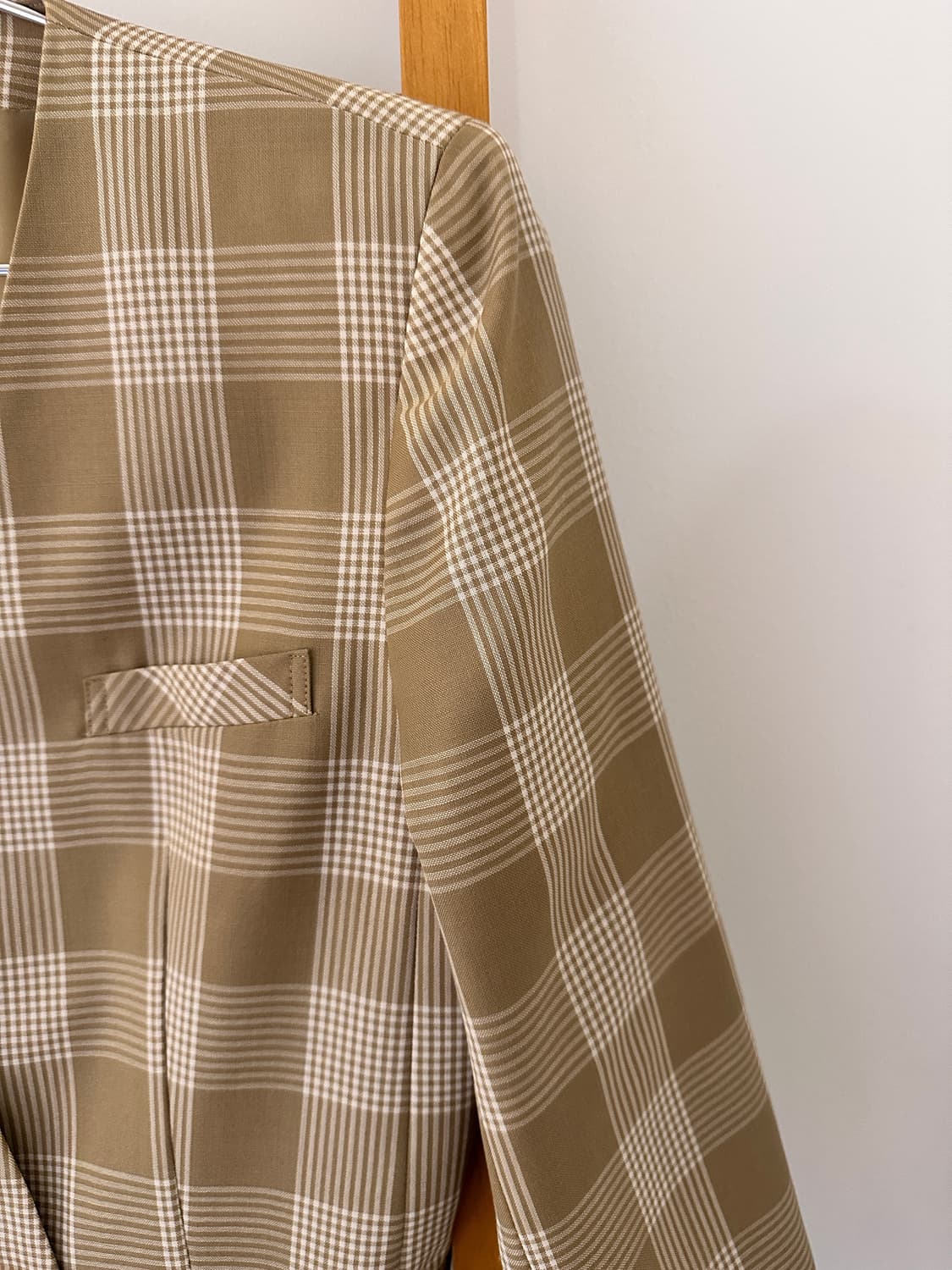 썸머 울 체크 자켓(일본빈티지) 상품이미지2