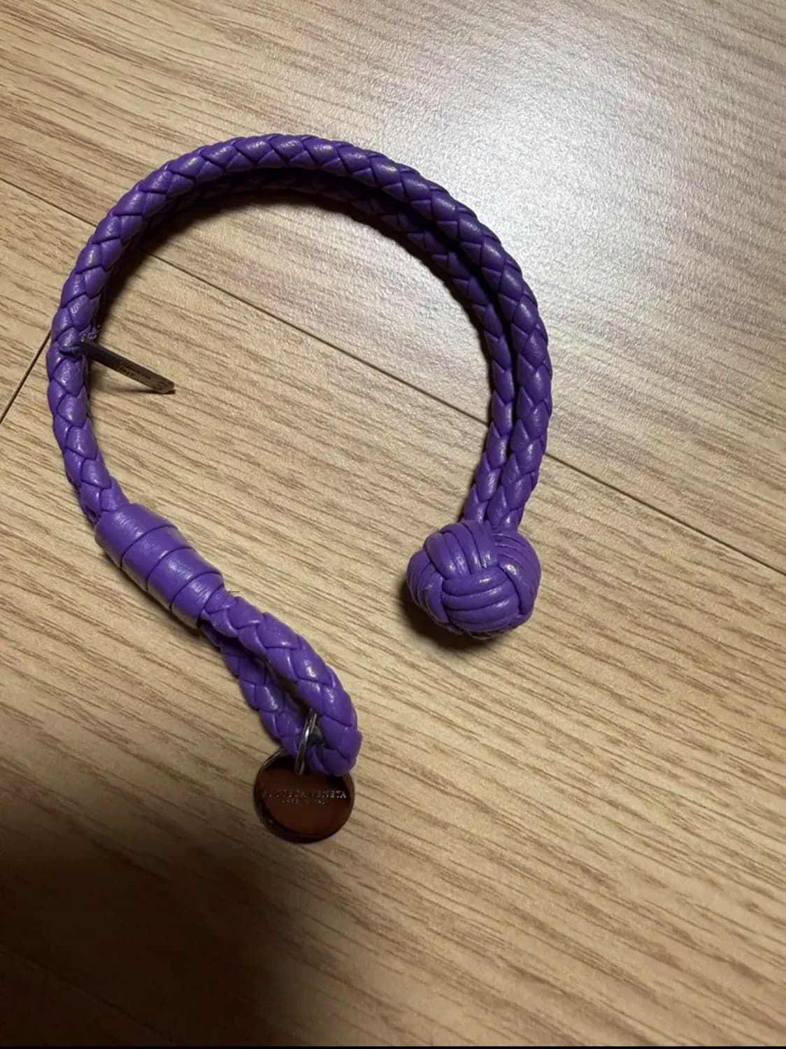 보테가베네타 인트레치아토 매듭 팔찌 퍼플 상품이미지1