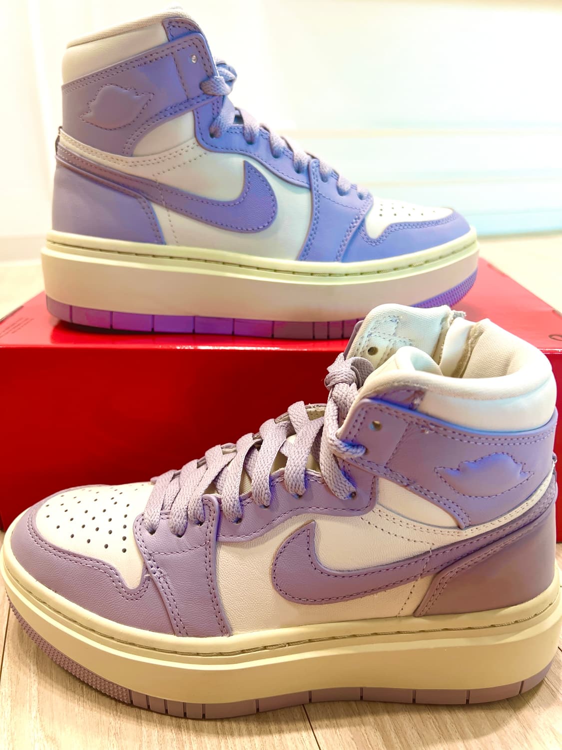 (235) 나이키 조던 엘리베이트 하이 티타늄 키높이 운동화 상품이미지3