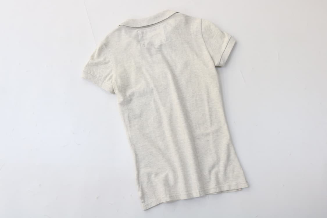 아베크롬비 앤 피치 머슬핏 자수 로고 피케 반팔 티셔츠 (S) 상품이미지8