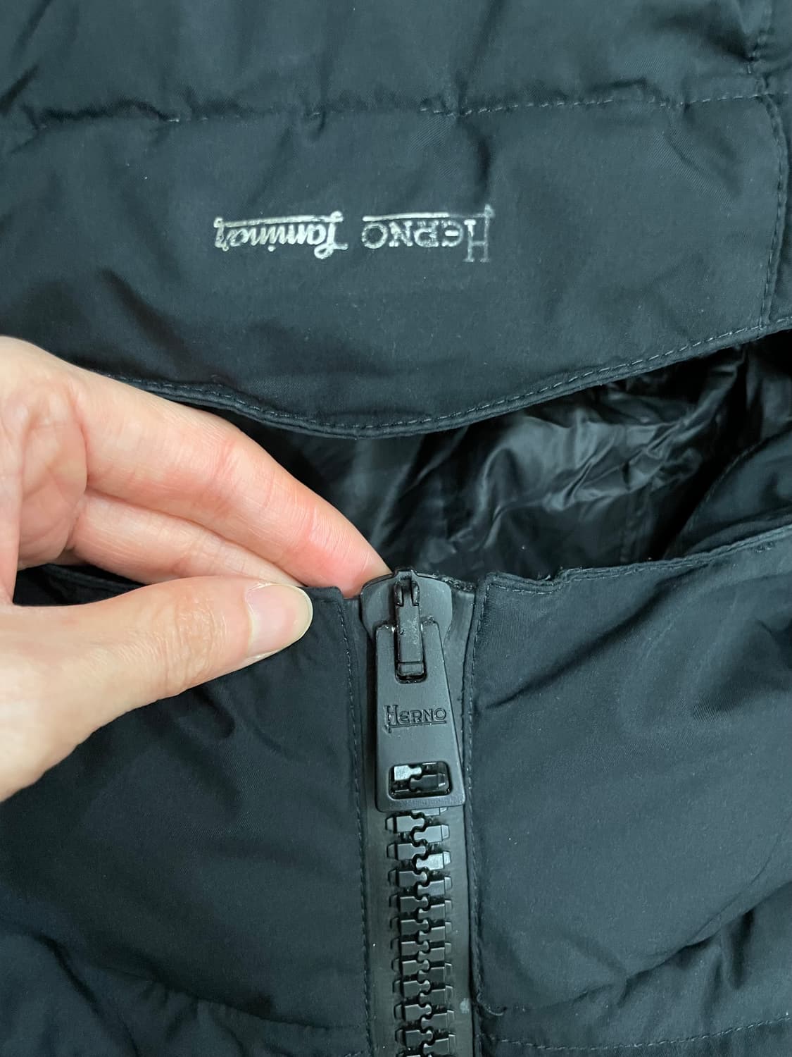 에르노 라미나르 고어 윈드스토퍼 구스 다운 아노락 패딩 자켓 블랙 상품이미지4