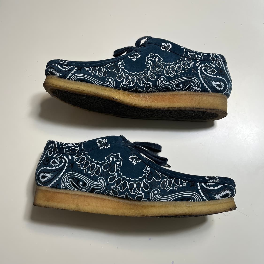 클락스 x 슈프림 왈라비 반다나 네이비 상품이미지2