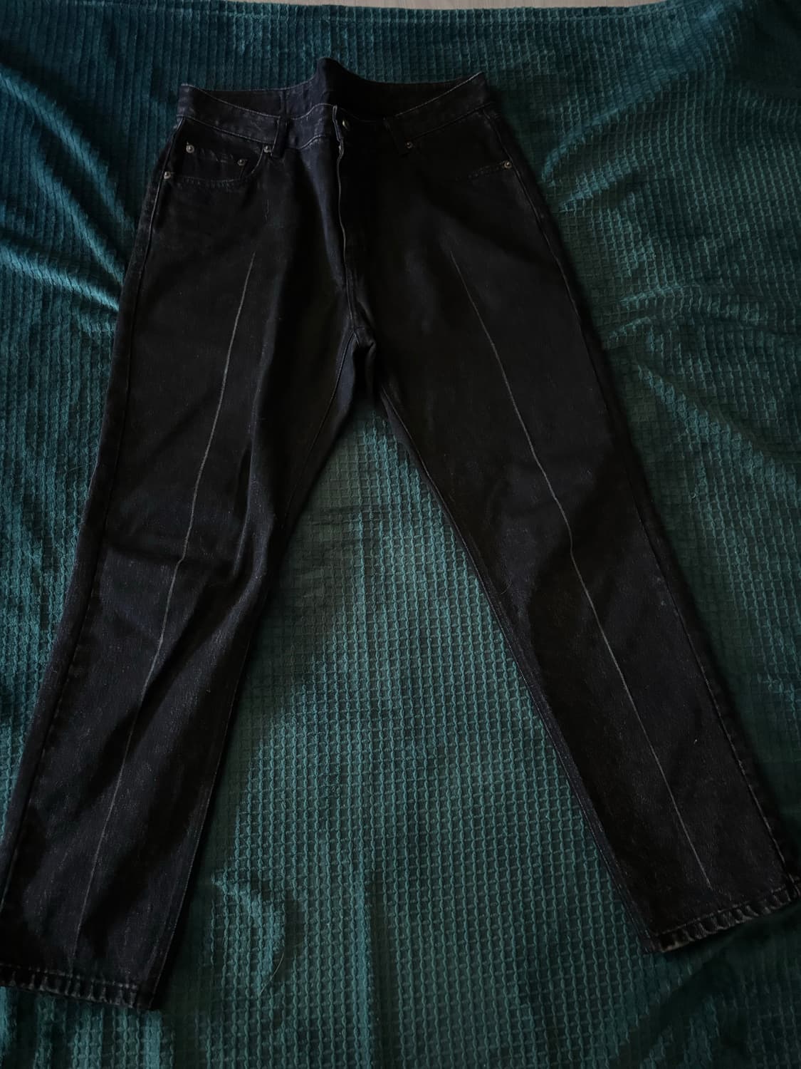 Juun.J slim fit black denim 상품이미지1