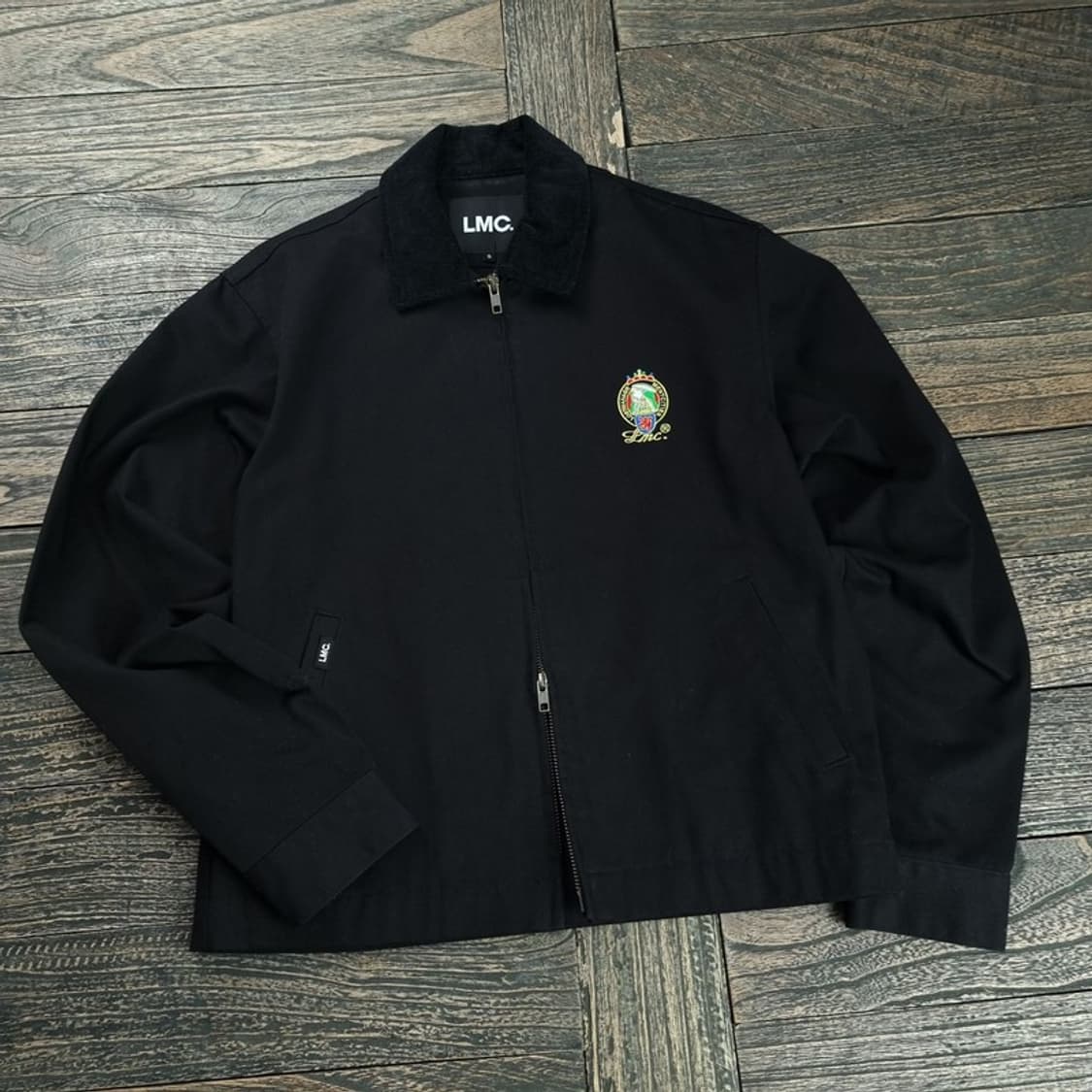 [LMC 엘엠씨] 자수 코듀러이 골덴 카라 드리즐러 자켓 M18907 상품이미지1