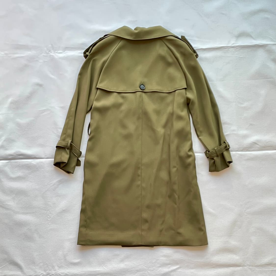 더블 클래식 트렌치코트 바바리코트 올리브 카키 코트 자켓 상품이미지6