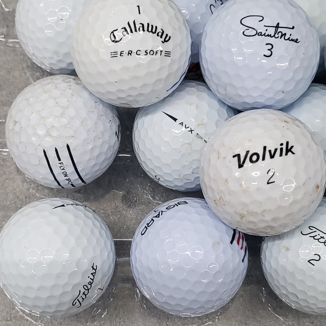 여러 브랜드의 흰색골프공 로스볼 30개 일괄 상품이미지6