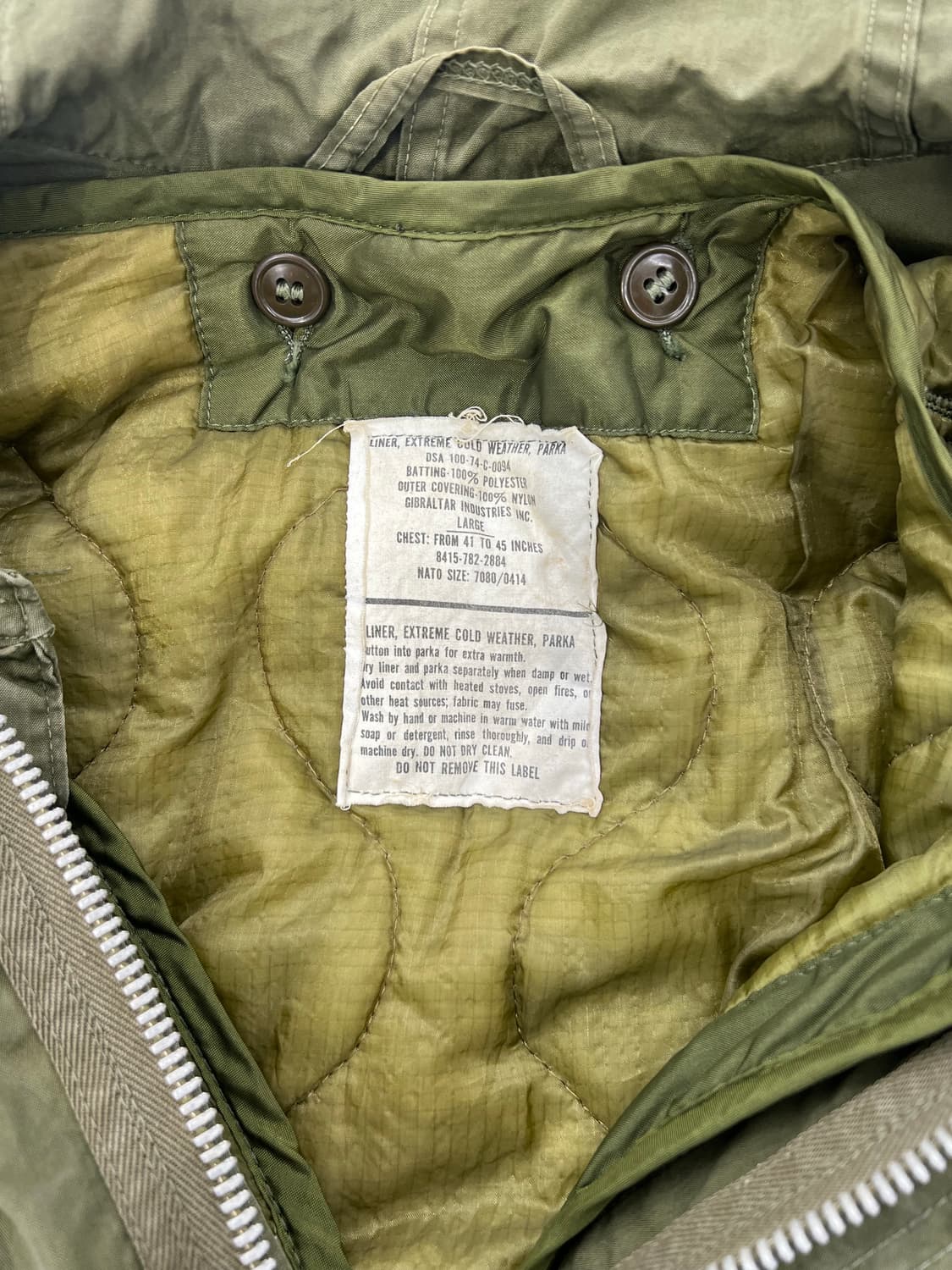 US ARMY M-51 피쉬테일 파카  상품이미지8