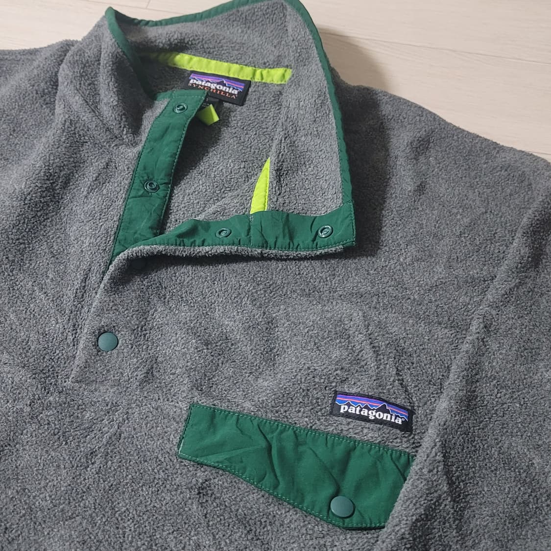 [ L ] 파타고니아 신칠라 라이트웨이트 니켈/그린 상품이미지2