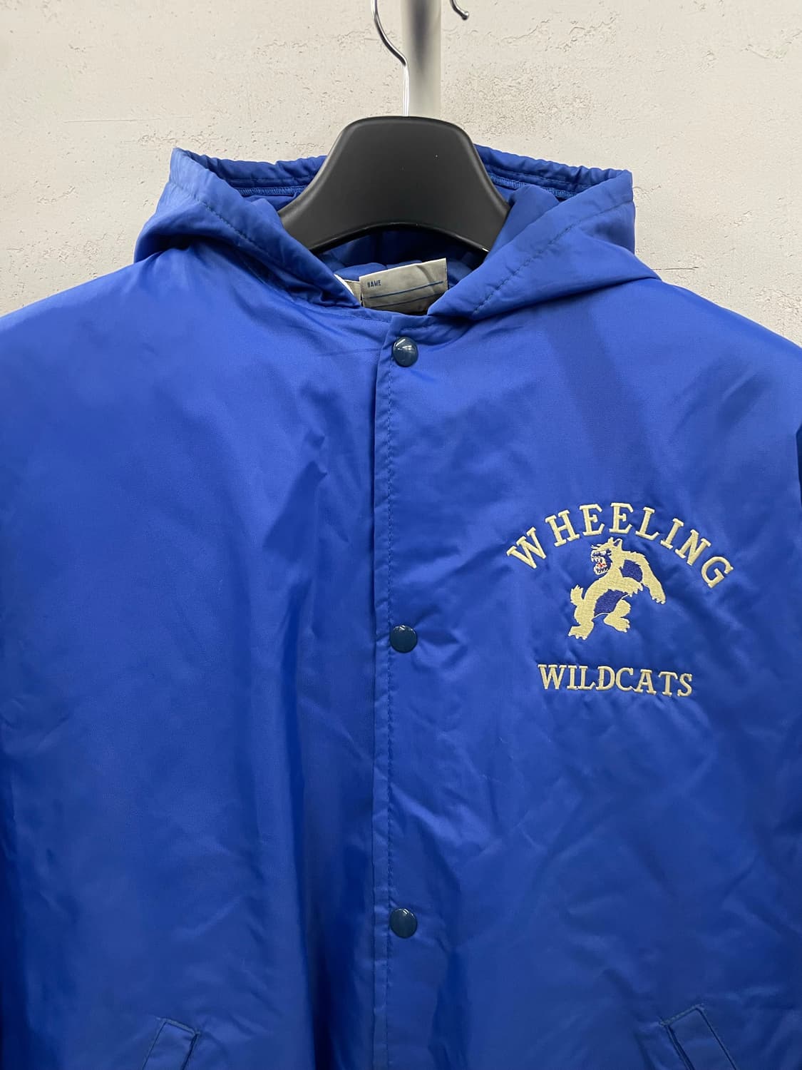 90s USA 나일론 바시티 자켓 블루 XL 상품이미지3