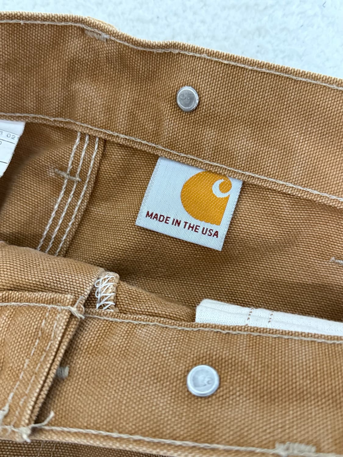 칼하트 2knee B01 BRN made in usa 상품이미지2