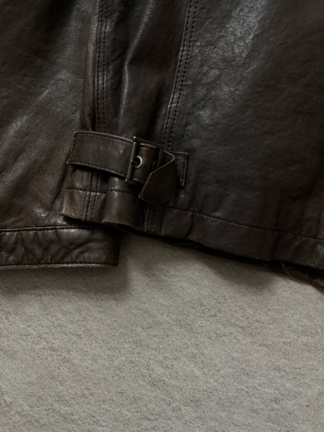 CP컴퍼니 고글 램스킨 레더자켓 상품이미지6