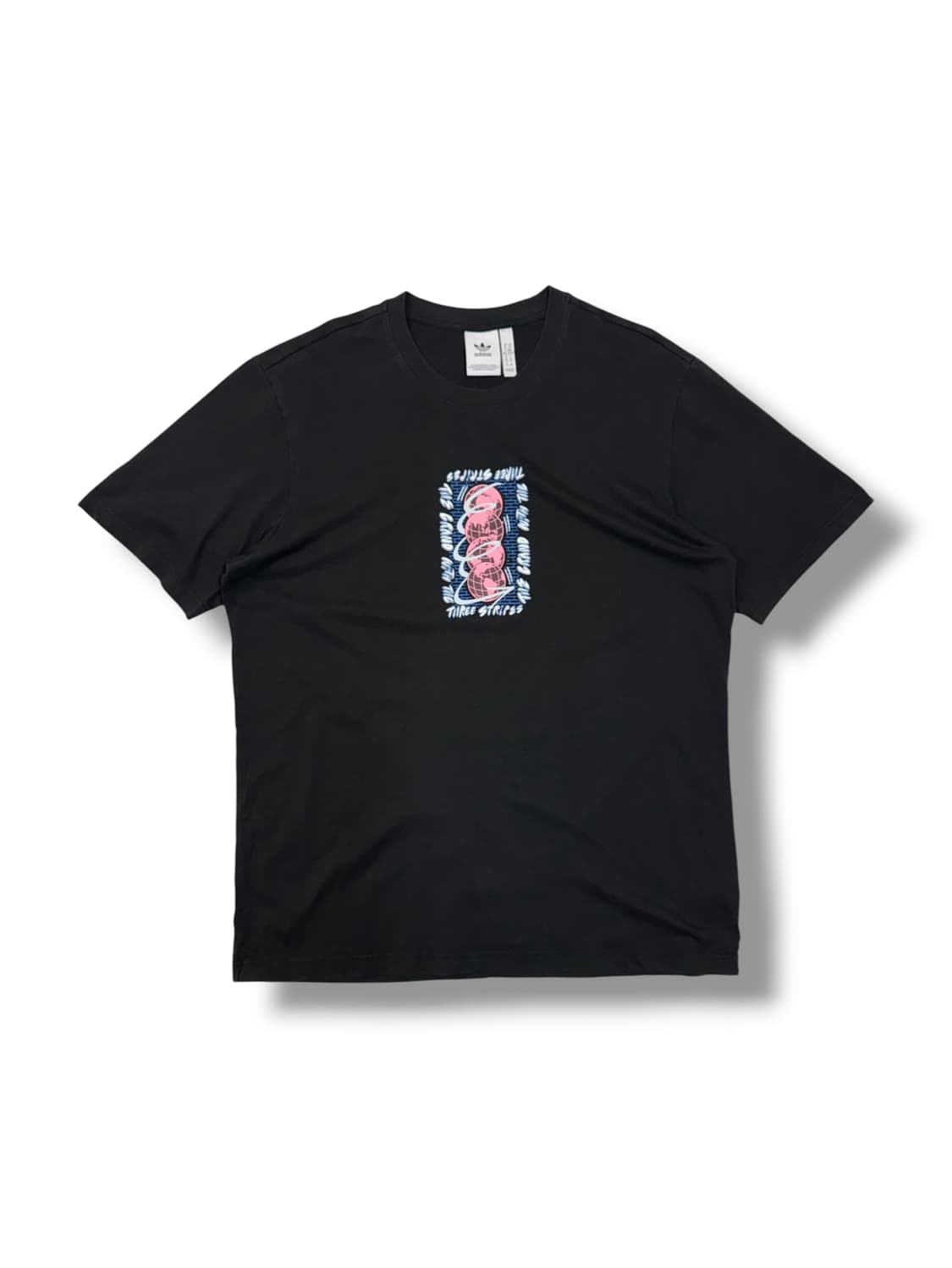 아디다스 지구본 빈티지 티셔츠 (XL)   상품이미지1