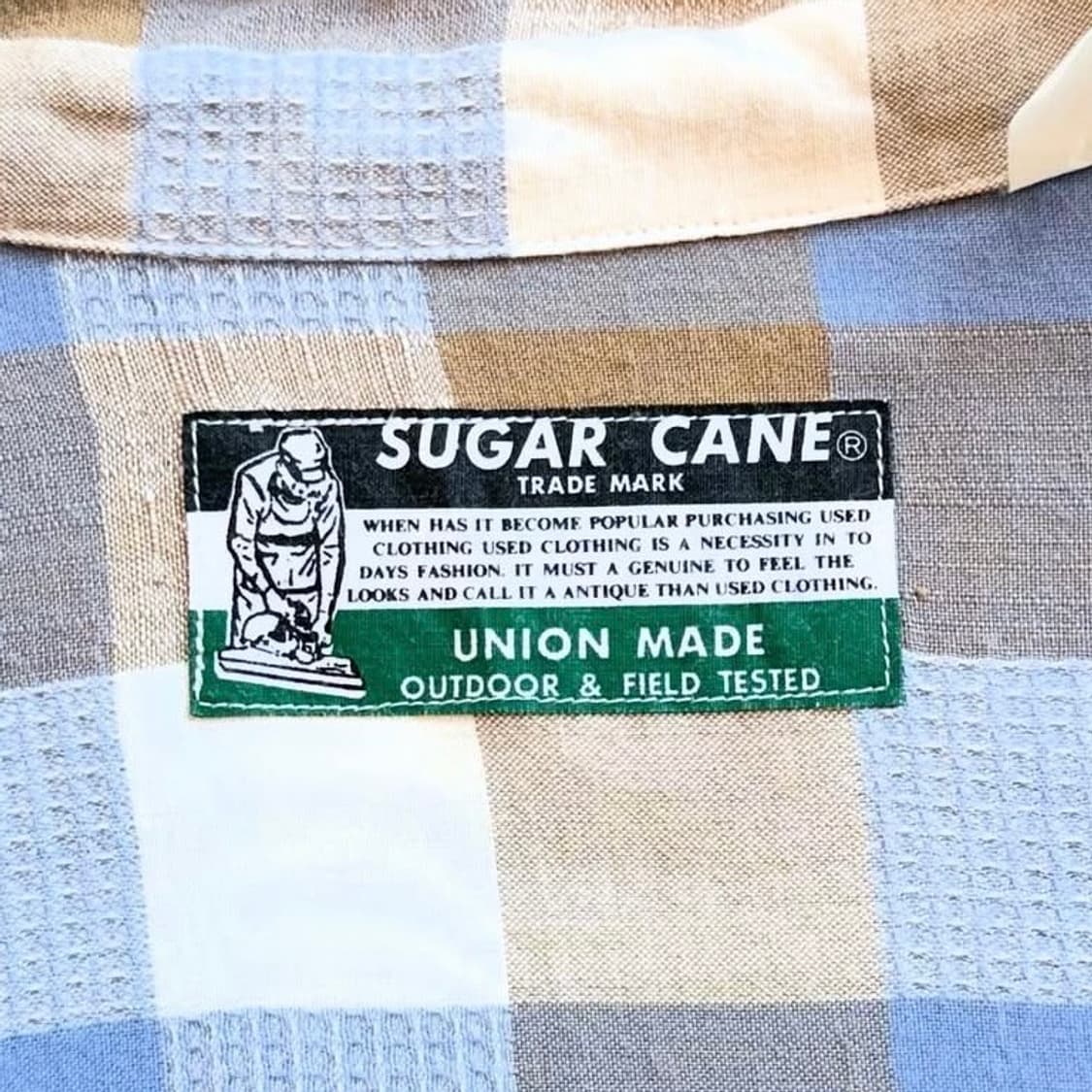 90년대 슈가케인 체크 셔츠 상품이미지7