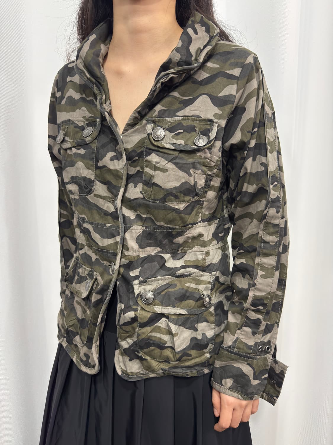 camo button jacket 상품이미지2