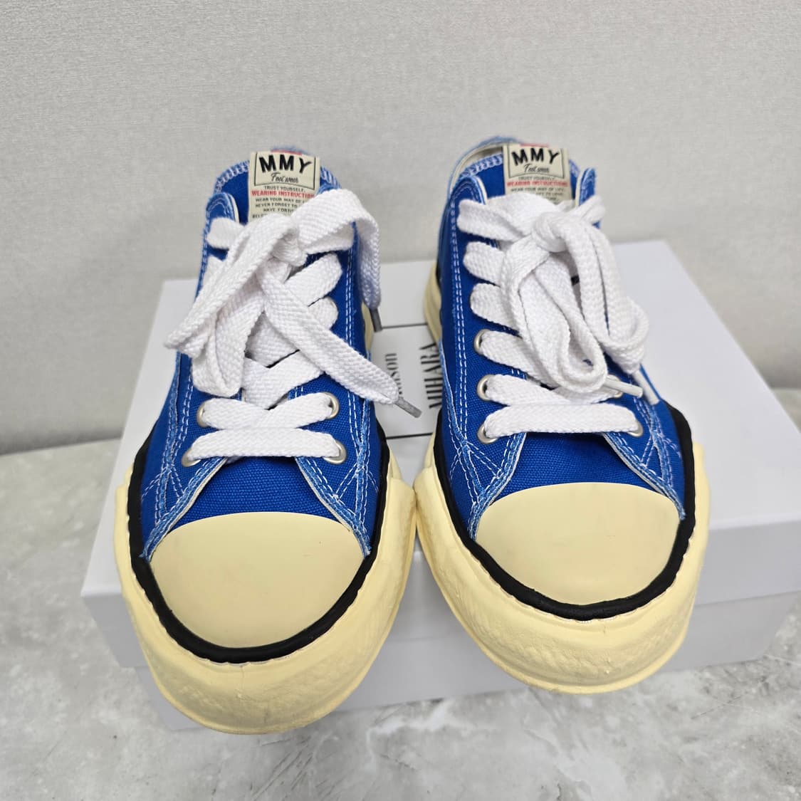 메종 미하라야스히로 피터슨 스니커즈 신발 43사이즈 블루 판매 상품이미지2