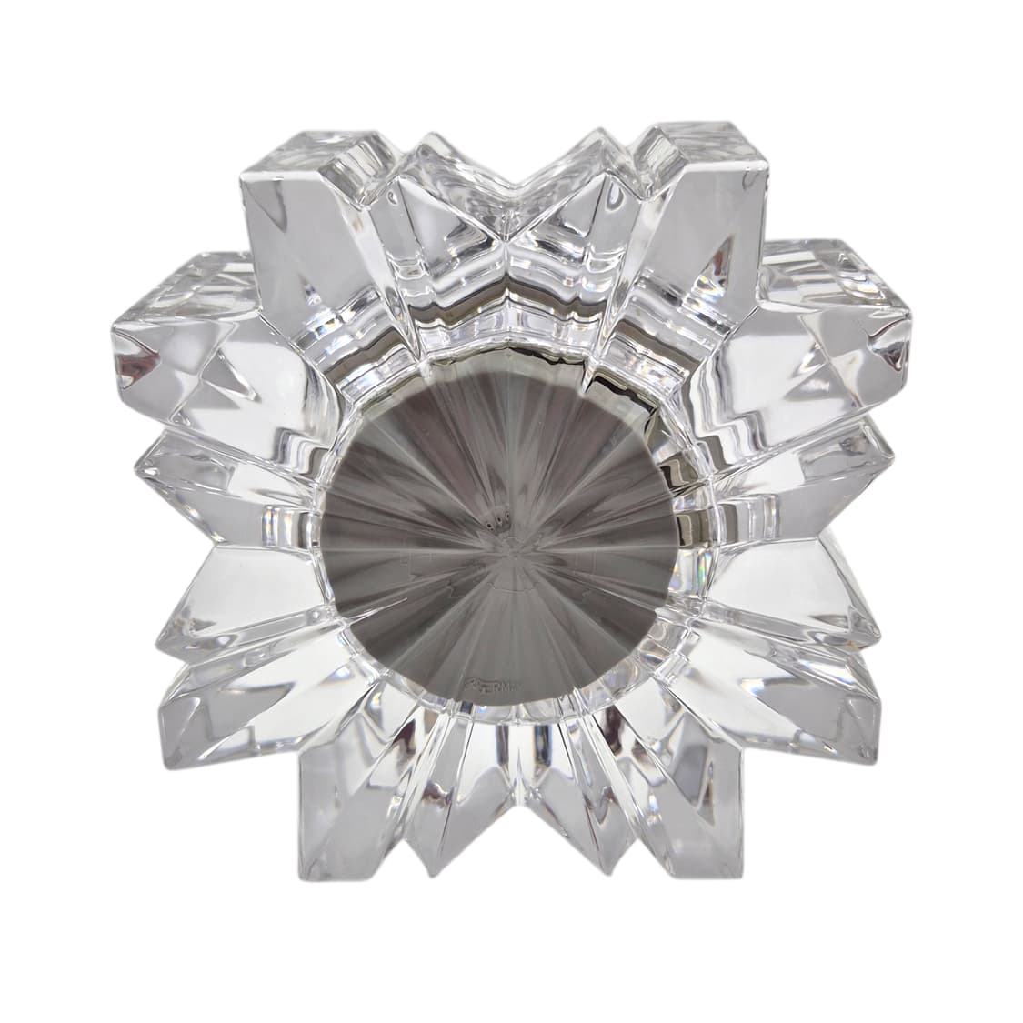 80s 독일 미카사 크리스탈 눈꽃 탁상 시계 상품이미지4