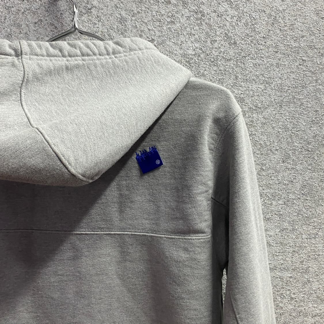 아더에러 스몰로고 그레이 후드집업 B4177 상품이미지5