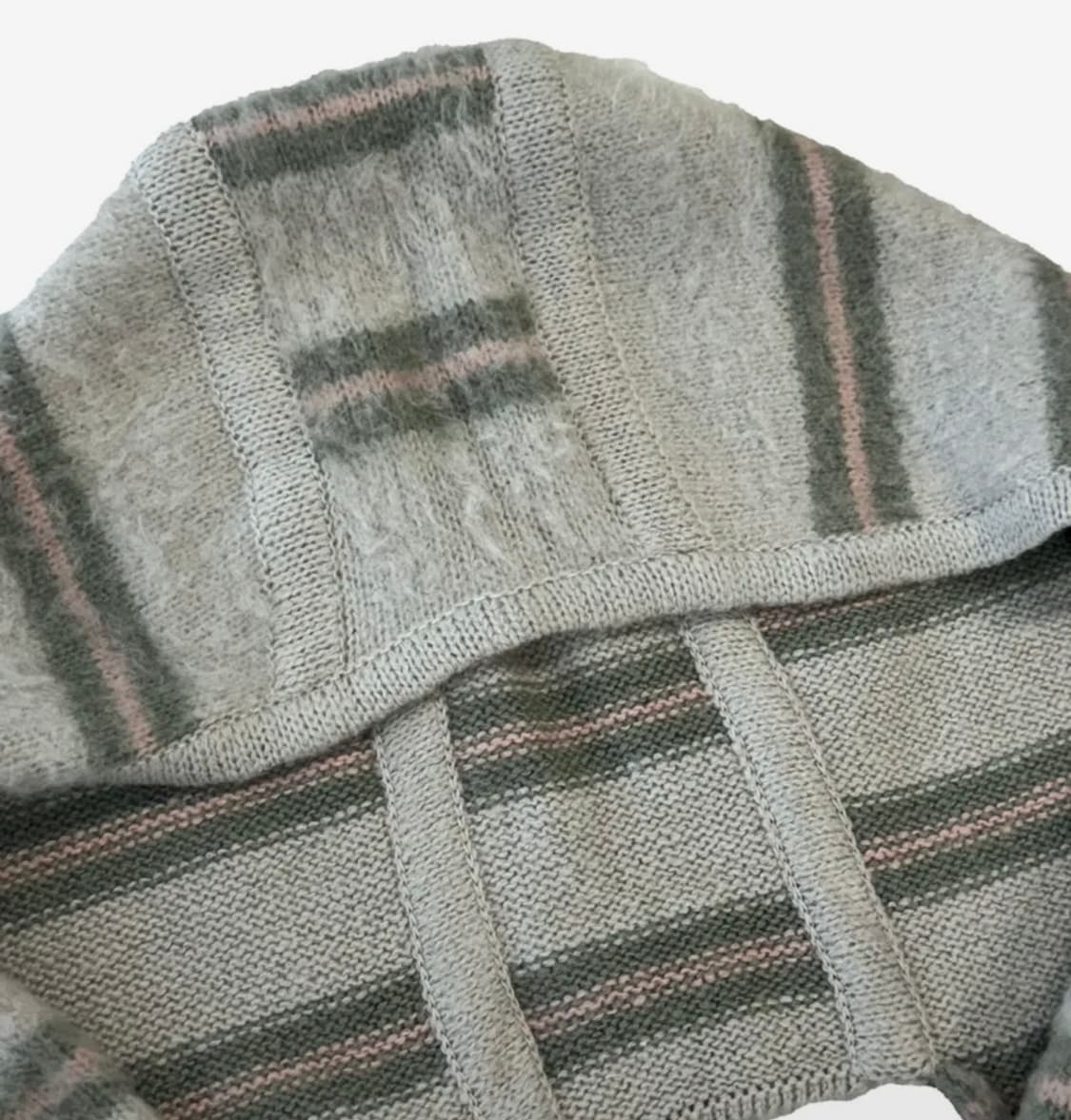 TCM mohair hood muffler (beige) 상품이미지3