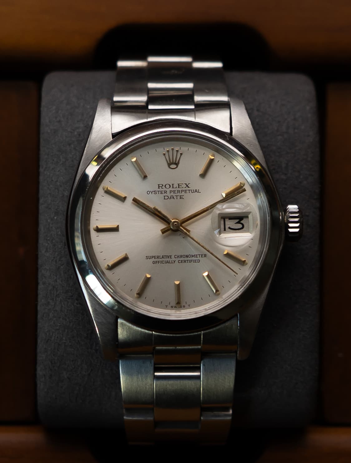 롤렉스 오이스터 퍼페츄얼 데이트 1500 실버 빈티지 시계 상품이미지1
