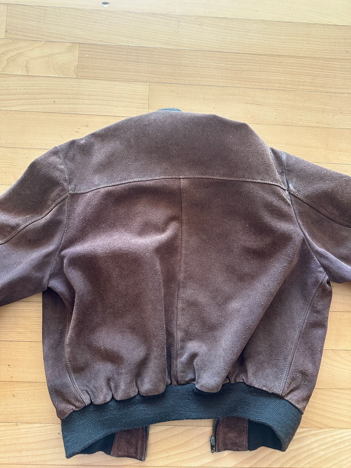 쇼트 빈티지 스웨이드 자켓 42 상품이미지4