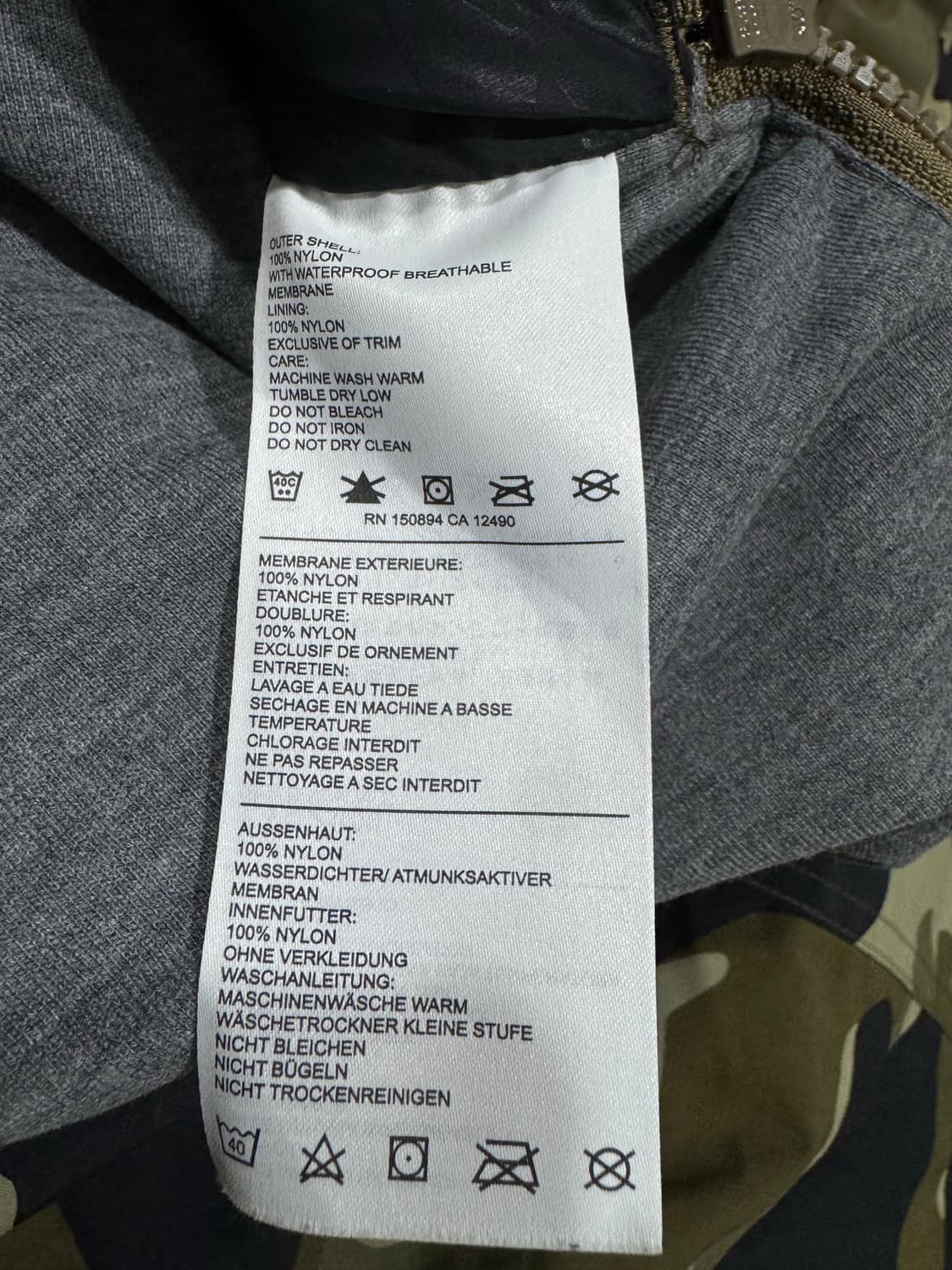 HOLDEN 홀덴 카모 아노락 스카우트  후드 자켓 상품이미지9