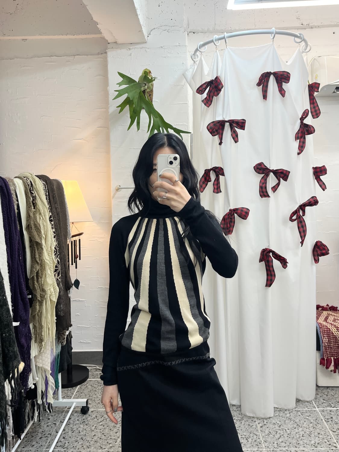 flow stripe polar knit 상품이미지3