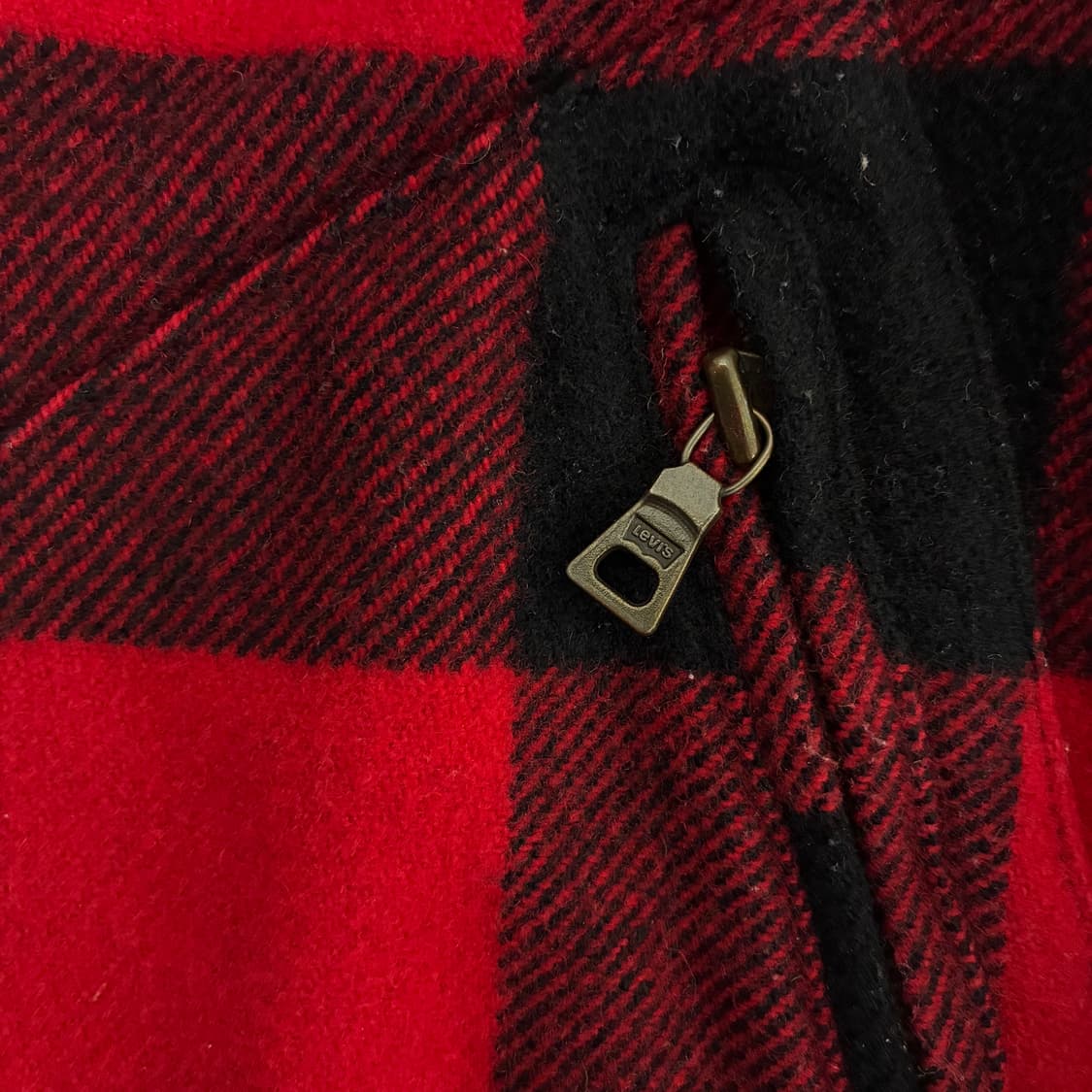 Levi‘s  리바이스 타탄 체크 쉐르파 트러커 자켓 상품이미지6