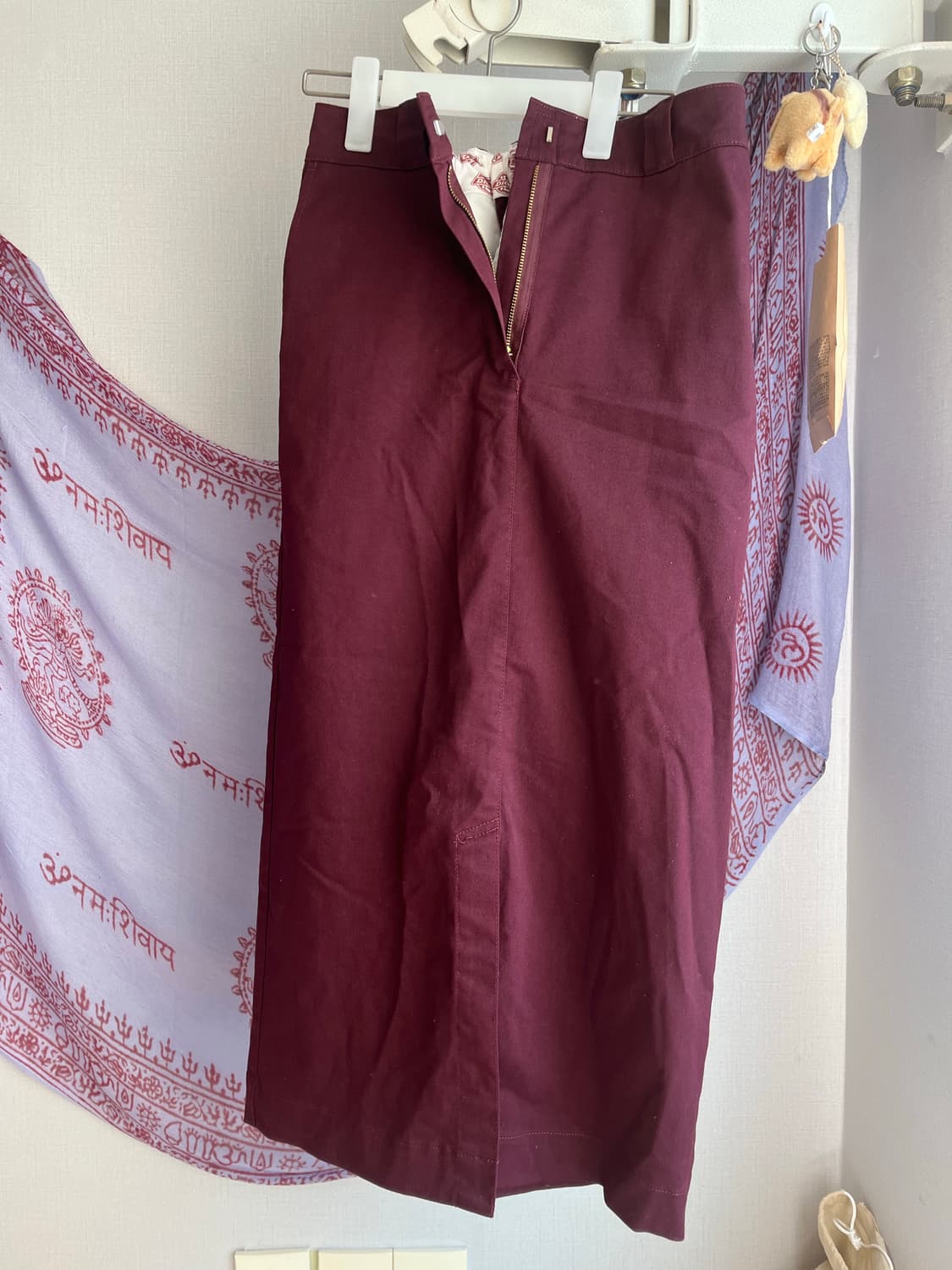 디키즈 롱스커트 _와인 M 상품이미지1