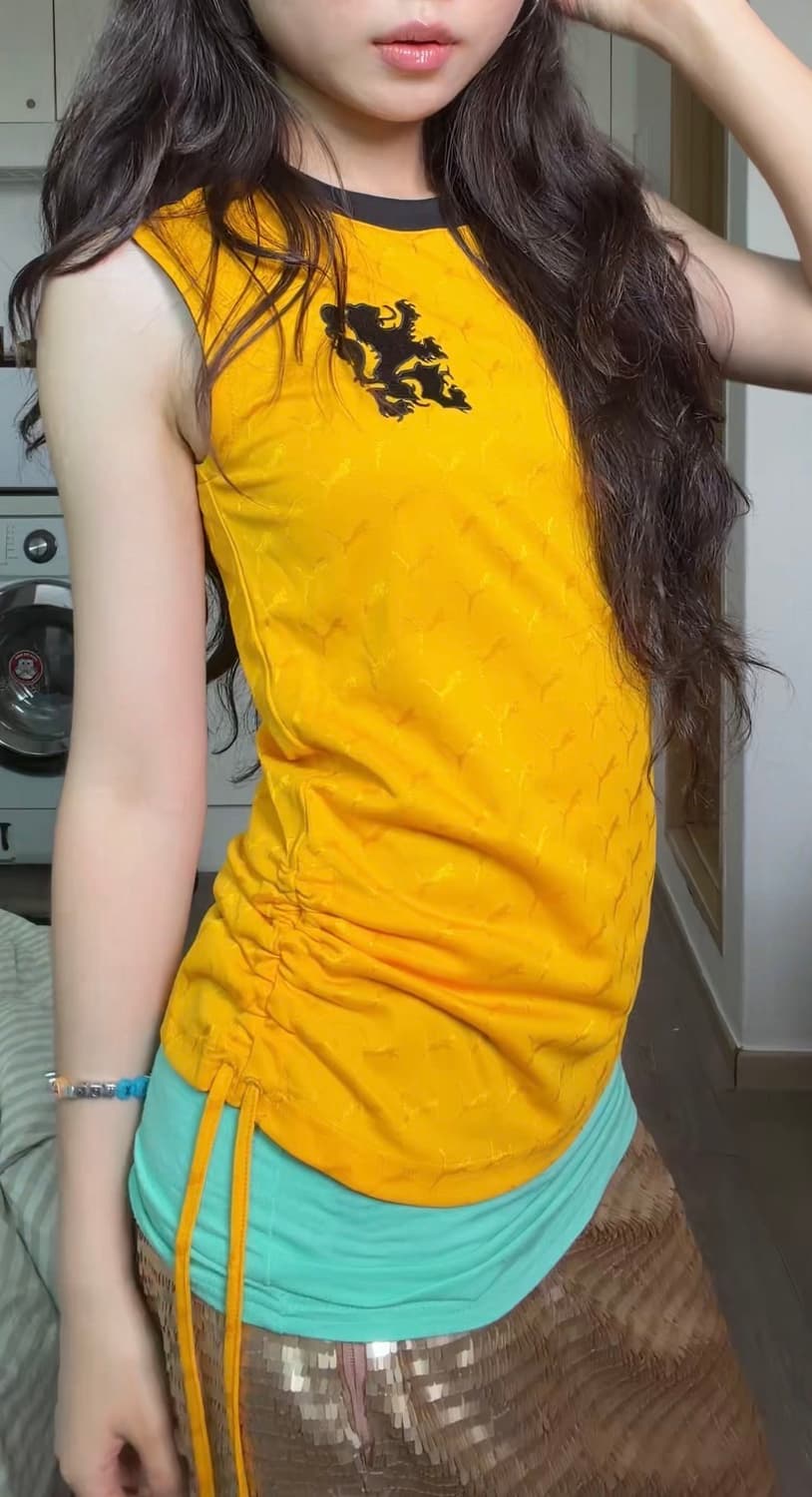 Puma shirring sporty sleeveless 상품이미지8