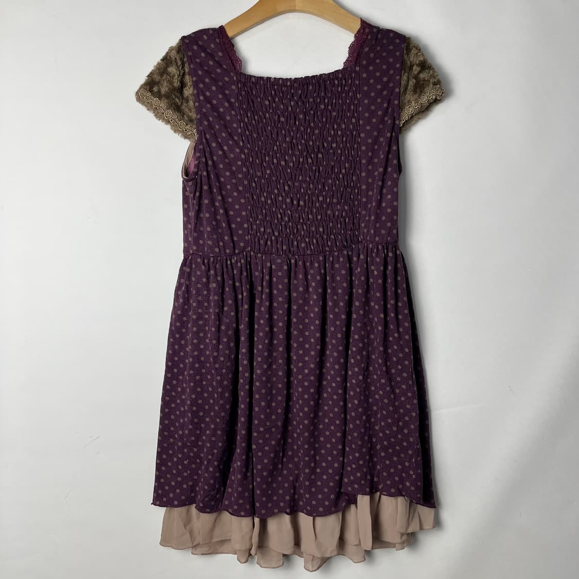 [AXES FEMME] 엑시즈팜 바이올렛 도트 원피스 상품이미지2