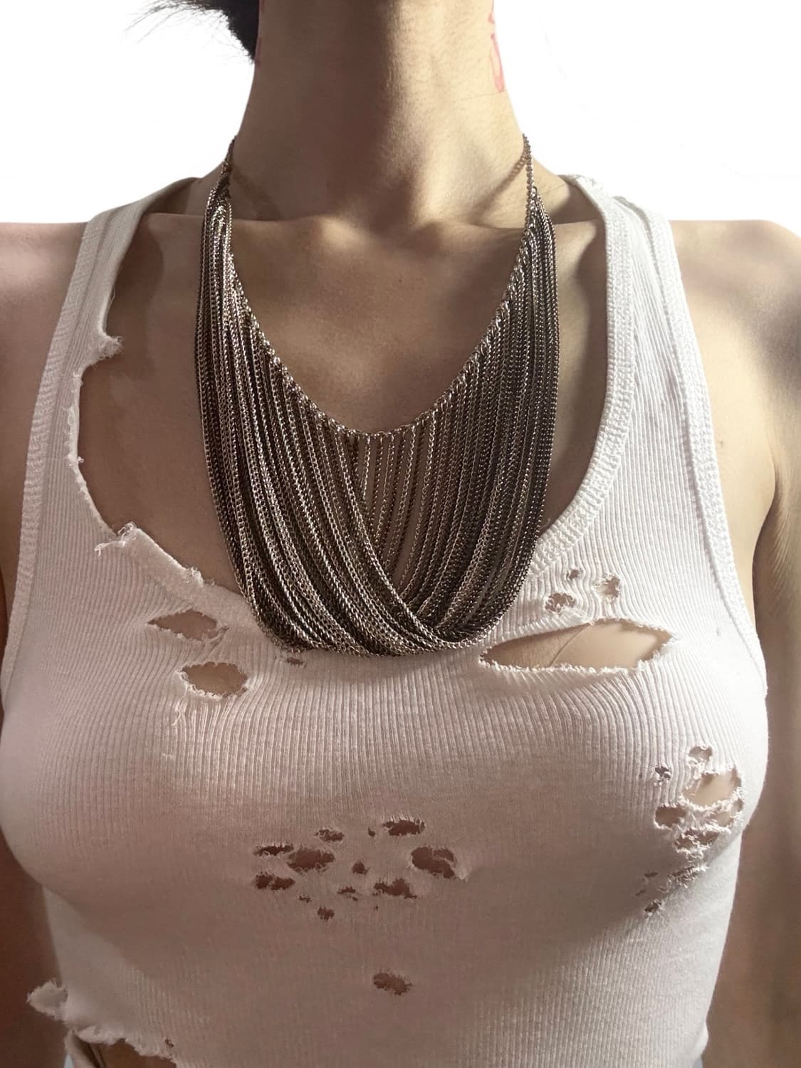 LAYERED CHAIN NECKLACE 상품이미지2