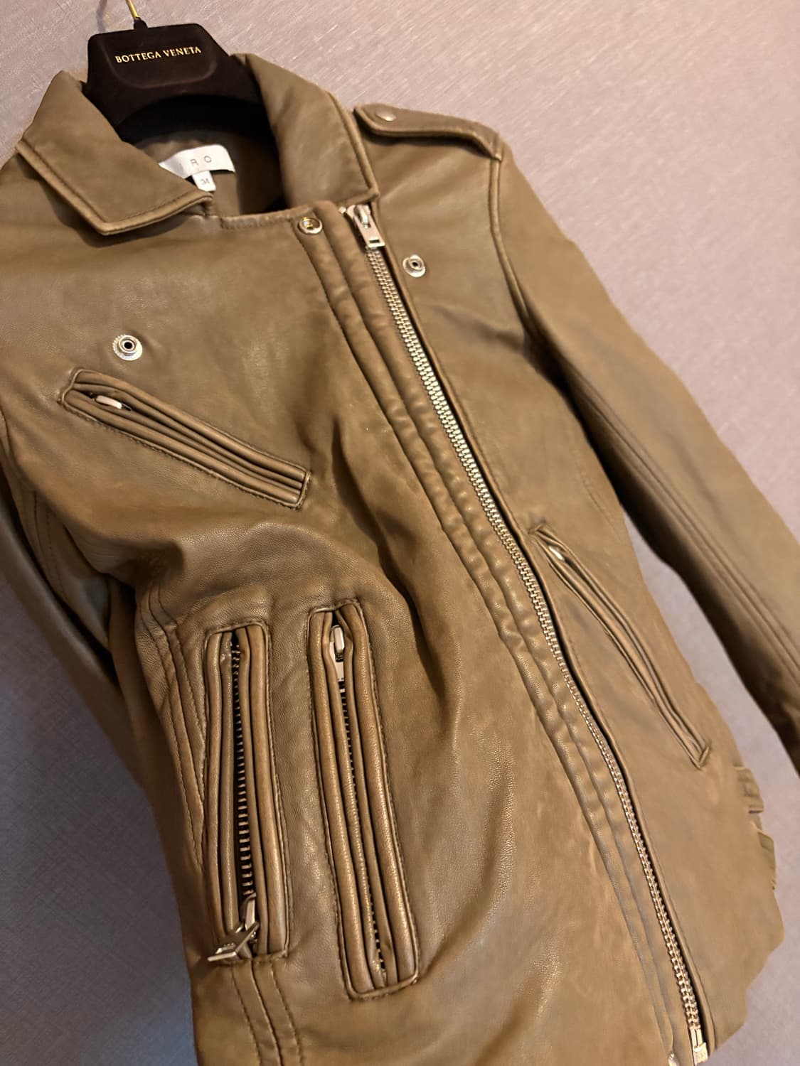 IRO 양가죽100% 라이더 자켓 34 상품이미지1