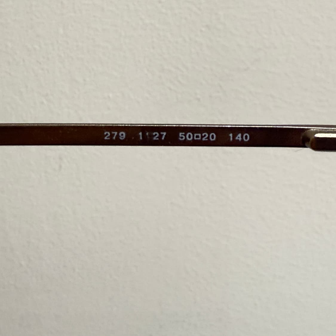 조르지오 아르마니 긱시크 빈티지 오벌형 메탈 안경 상품이미지8