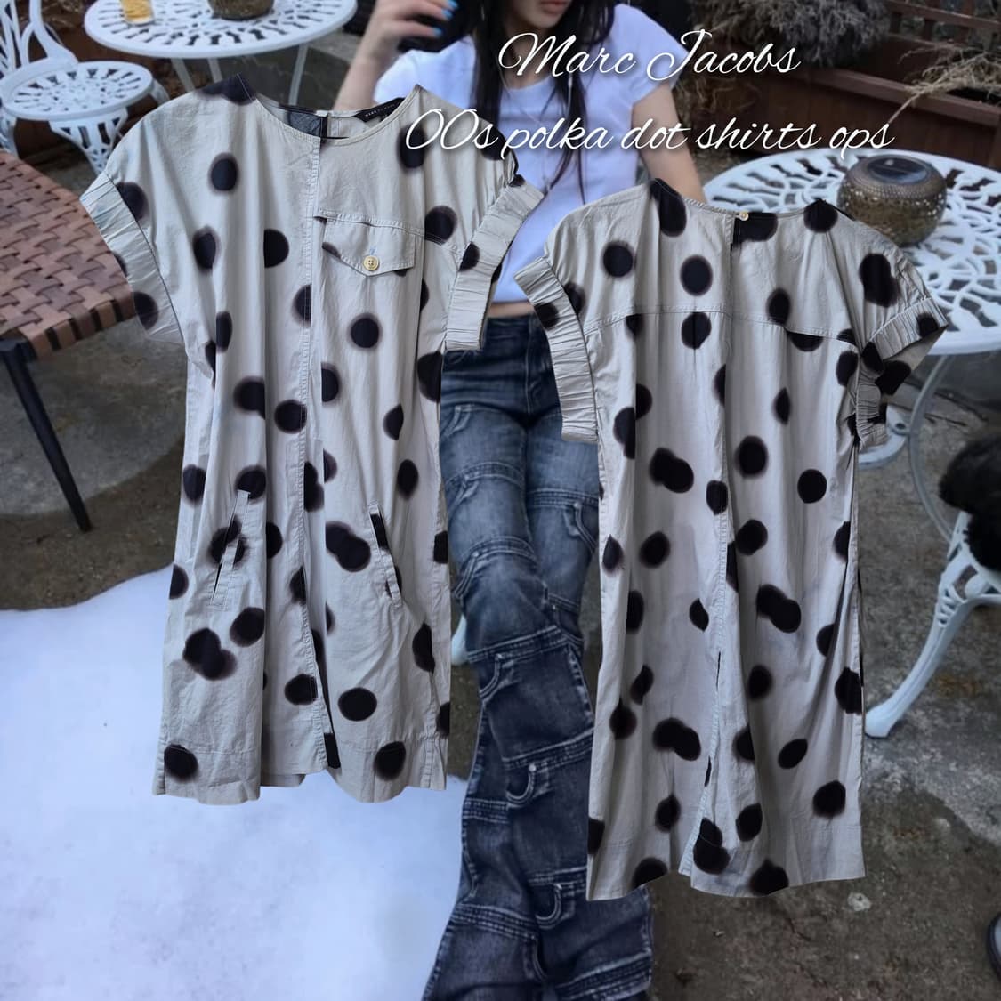 Marc Jacobs 00s polka dot shirts ops 상품이미지1